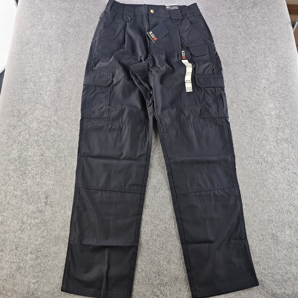 5.11 Tactical Taclite Pro Pants Mens 34x34 Dark Navy Ripstop Cargo Trousers NWT
